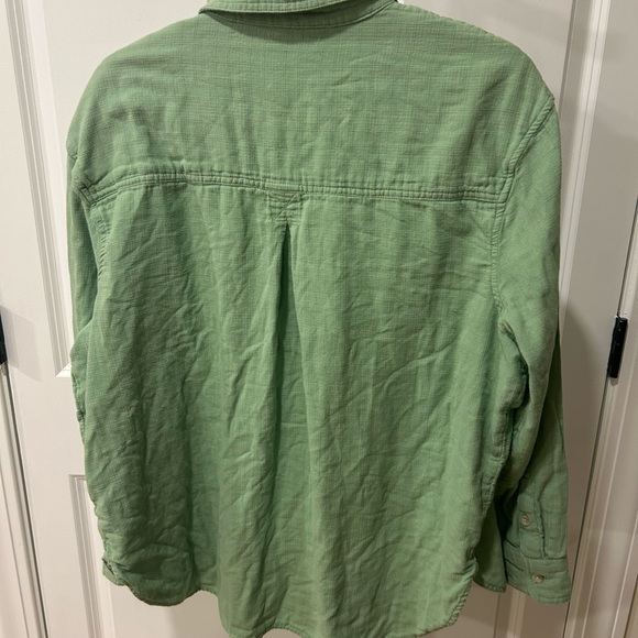 Green Button Down - Picture 5 of 5